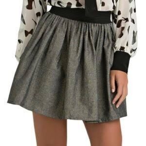 Kardashian Kollection Grey Circle Skirt